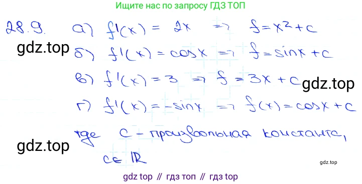 Алгебра, 10-11 класс Задачник, авторы: Мордкович Александр Григорьевич, Семенов Павел Владимирович, Денищева Лариса Олеговна, Корешкова Т А, Мишустина Татьяна Николаевна, Тульчинская Елена Ефимовна, издательство Мнемозина, Москва, 2019, Часть 2, страница 99, номер 28.9, Решение 3