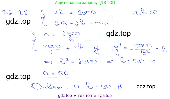 Алгебра, 10-11 класс Задачник, авторы: Мордкович Александр Григорьевич, Семенов Павел Владимирович, Денищева Лариса Олеговна, Корешкова Т А, Мишустина Татьяна Николаевна, Тульчинская Елена Ефимовна, издательство Мнемозина, Москва, 2019, Часть 2, страница 126, номер 32.28, Решение 3
