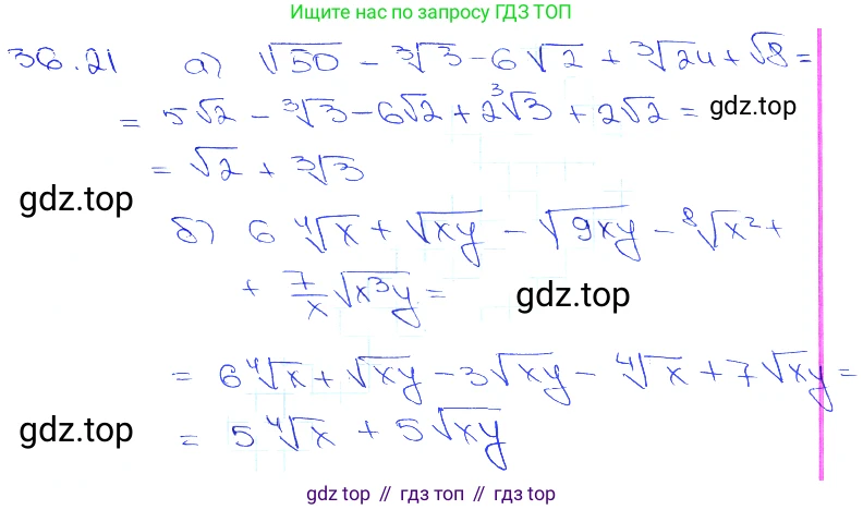 Алгебра, 10-11 класс Задачник, авторы: Мордкович Александр Григорьевич, Семенов Павел Владимирович, Денищева Лариса Олеговна, Корешкова Т А, Мишустина Татьяна Николаевна, Тульчинская Елена Ефимовна, издательство Мнемозина, Москва, 2019, Часть 2, страница 140, номер 36.21, Решение 3