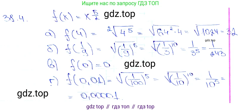 Алгебра, 10-11 класс Задачник, авторы: Мордкович Александр Григорьевич, Семенов Павел Владимирович, Денищева Лариса Олеговна, Корешкова Т А, Мишустина Татьяна Николаевна, Тульчинская Елена Ефимовна, издательство Мнемозина, Москва, 2019, Часть 2, страница 147, номер 38.4, Решение 3