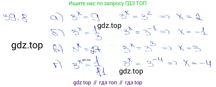 Алгебра, 10-11 класс Задачник, авторы: Мордкович Александр Григорьевич, Семенов Павел Владимирович, Денищева Лариса Олеговна, Корешкова Т А, Мишустина Татьяна Николаевна, Тульчинская Елена Ефимовна, издательство Мнемозина, Москва, 2019, Часть 2, страница 154, номер 39.8, Решение 3