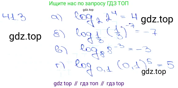 Алгебра, 10-11 класс Задачник, авторы: Мордкович Александр Григорьевич, Семенов Павел Владимирович, Денищева Лариса Олеговна, Корешкова Т А, Мишустина Татьяна Николаевна, Тульчинская Елена Ефимовна, издательство Мнемозина, Москва, 2019, Часть 2, страница 168, номер 41.3, Решение 3