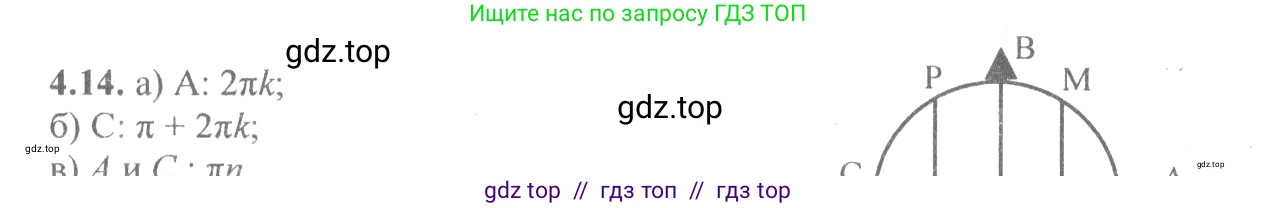 Алгебра, 10-11 класс Задачник, авторы: Мордкович Александр Григорьевич, Семенов Павел Владимирович, Денищева Лариса Олеговна, Корешкова Т А, Мишустина Татьяна Николаевна, Тульчинская Елена Ефимовна, издательство Мнемозина, Москва, 2019, Часть 2, страница 13, номер 4.14, Решение 4