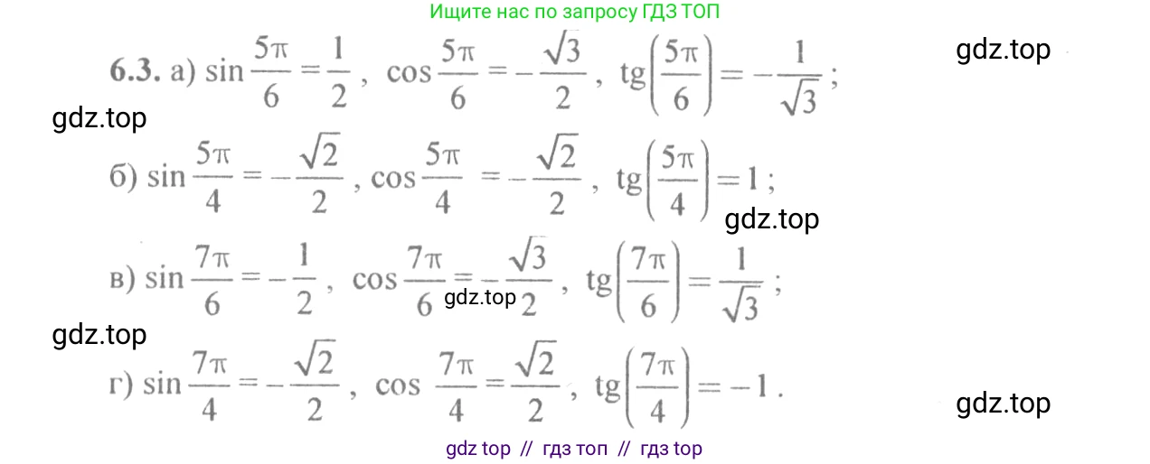 Алгебра, 10-11 класс Задачник, авторы: Мордкович Александр Григорьевич, Семенов Павел Владимирович, Денищева Лариса Олеговна, Корешкова Т А, Мишустина Татьяна Николаевна, Тульчинская Елена Ефимовна, издательство Мнемозина, Москва, 2019, Часть 2, страница 16, номер 6.3, Решение 4