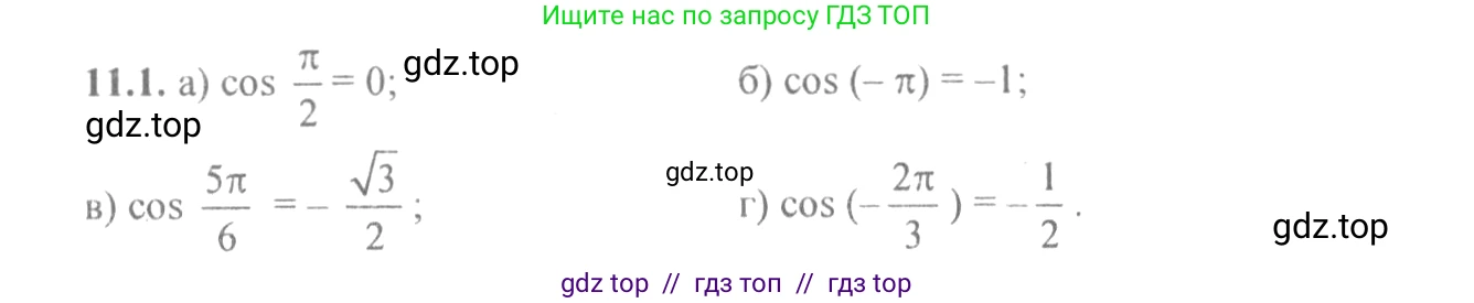 Алгебра, 10-11 класс Задачник, авторы: Мордкович Александр Григорьевич, Семенов Павел Владимирович, Денищева Лариса Олеговна, Корешкова Т А, Мишустина Татьяна Николаевна, Тульчинская Елена Ефимовна, издательство Мнемозина, Москва, 2019, Часть 2, страница 32, номер 11.1, Решение 4