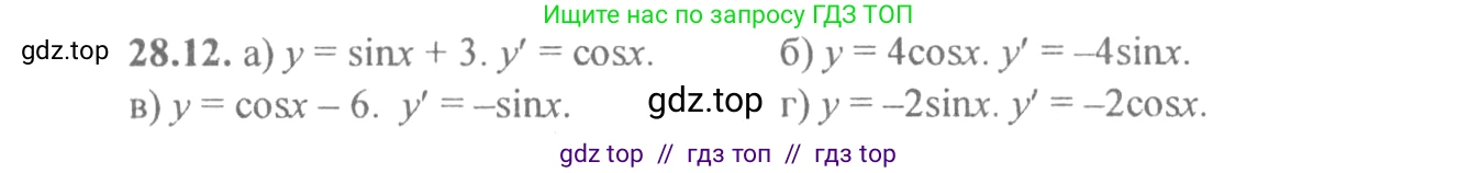 Алгебра, 10-11 класс Задачник, авторы: Мордкович Александр Григорьевич, Семенов Павел Владимирович, Денищева Лариса Олеговна, Корешкова Т А, Мишустина Татьяна Николаевна, Тульчинская Елена Ефимовна, издательство Мнемозина, Москва, 2019, Часть 2, страница 99, номер 28.12, Решение 4