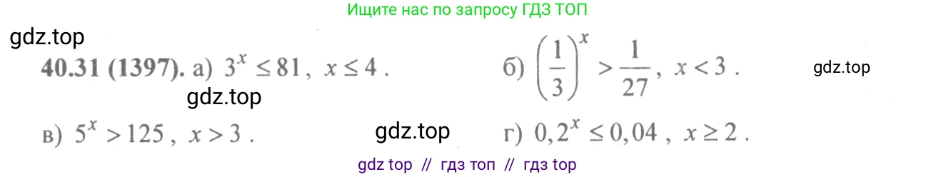 Алгебра, 10-11 класс Задачник, авторы: Мордкович Александр Григорьевич, Семенов Павел Владимирович, Денищева Лариса Олеговна, Корешкова Т А, Мишустина Татьяна Николаевна, Тульчинская Елена Ефимовна, издательство Мнемозина, Москва, 2019, Часть 2, страница 163, номер 40.31, Решение 4