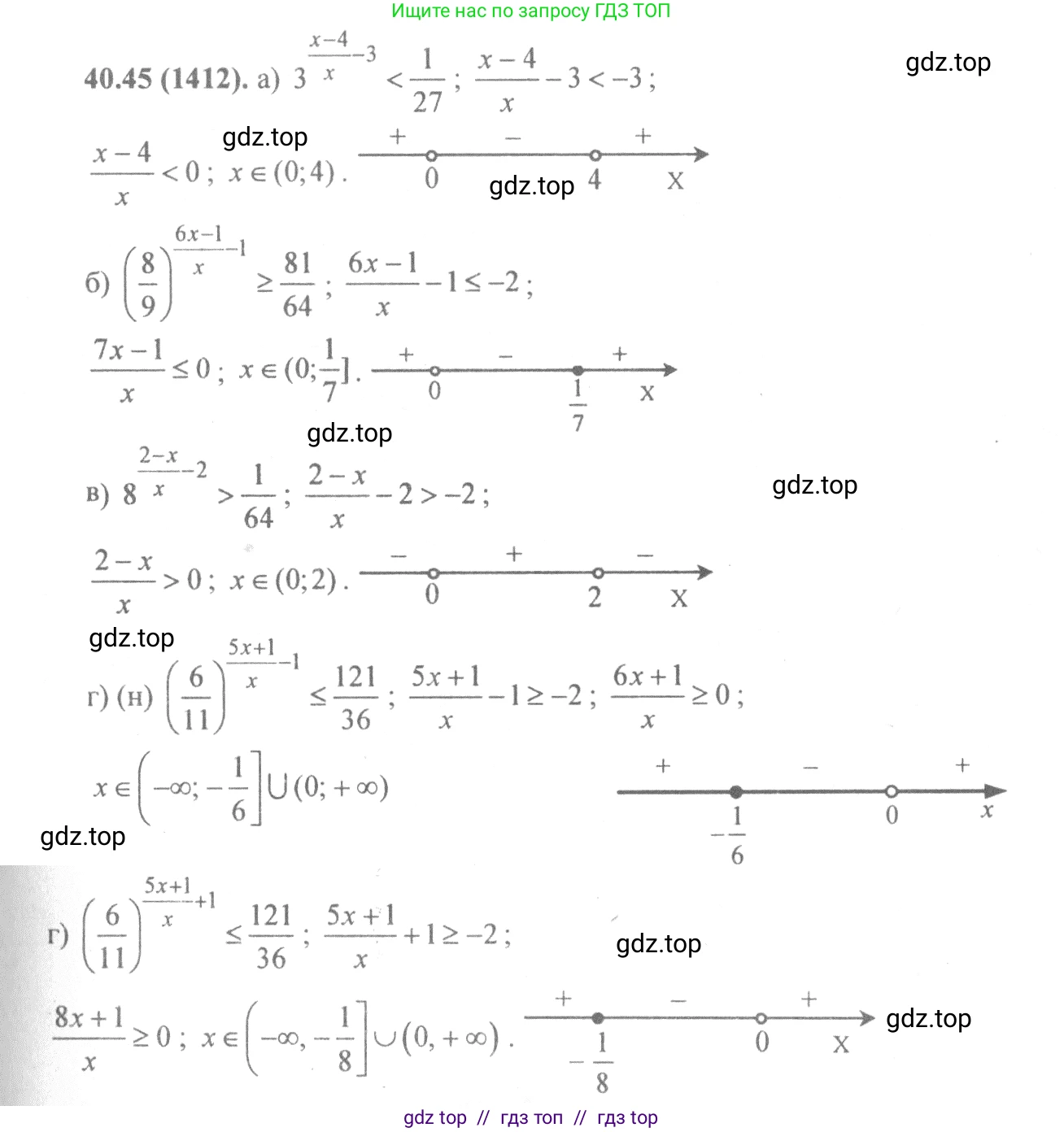 Алгебра, 10-11 класс Задачник, авторы: Мордкович Александр Григорьевич, Семенов Павел Владимирович, Денищева Лариса Олеговна, Корешкова Т А, Мишустина Татьяна Николаевна, Тульчинская Елена Ефимовна, издательство Мнемозина, Москва, 2019, Часть 2, страница 165, номер 40.45, Решение 4