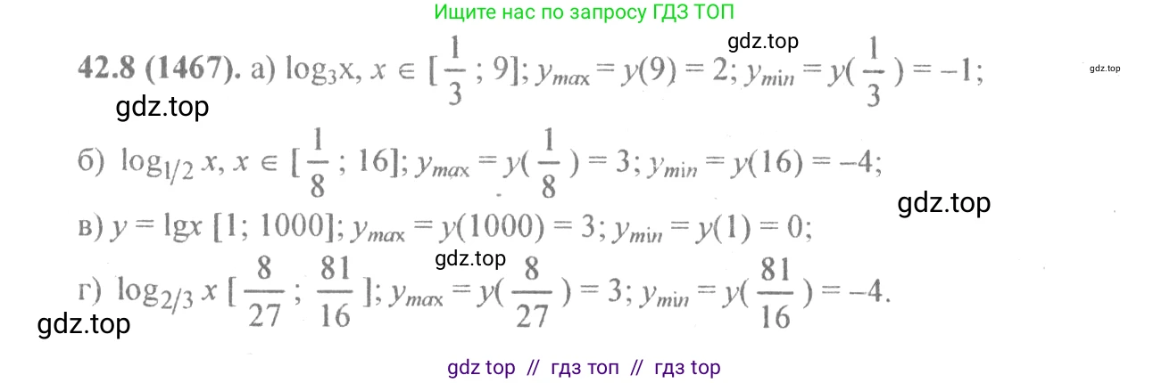 Алгебра, 10-11 класс Задачник, авторы: Мордкович Александр Григорьевич, Семенов Павел Владимирович, Денищева Лариса Олеговна, Корешкова Т А, Мишустина Татьяна Николаевна, Тульчинская Елена Ефимовна, издательство Мнемозина, Москва, 2019, Часть 2, страница 172, номер 42.8, Решение 4