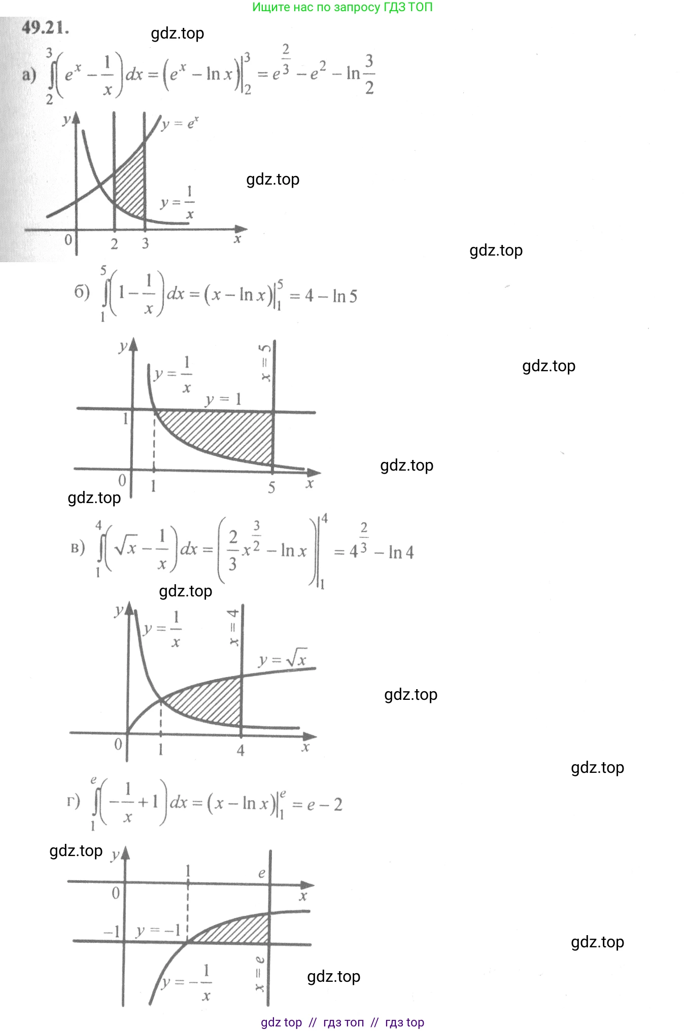 Алгебра, 10-11 класс Задачник, авторы: Мордкович Александр Григорьевич, Семенов Павел Владимирович, Денищева Лариса Олеговна, Корешкова Т А, Мишустина Татьяна Николаевна, Тульчинская Елена Ефимовна, издательство Мнемозина, Москва, 2019, Часть 2, страница 199, номер 49.21, Решение 4