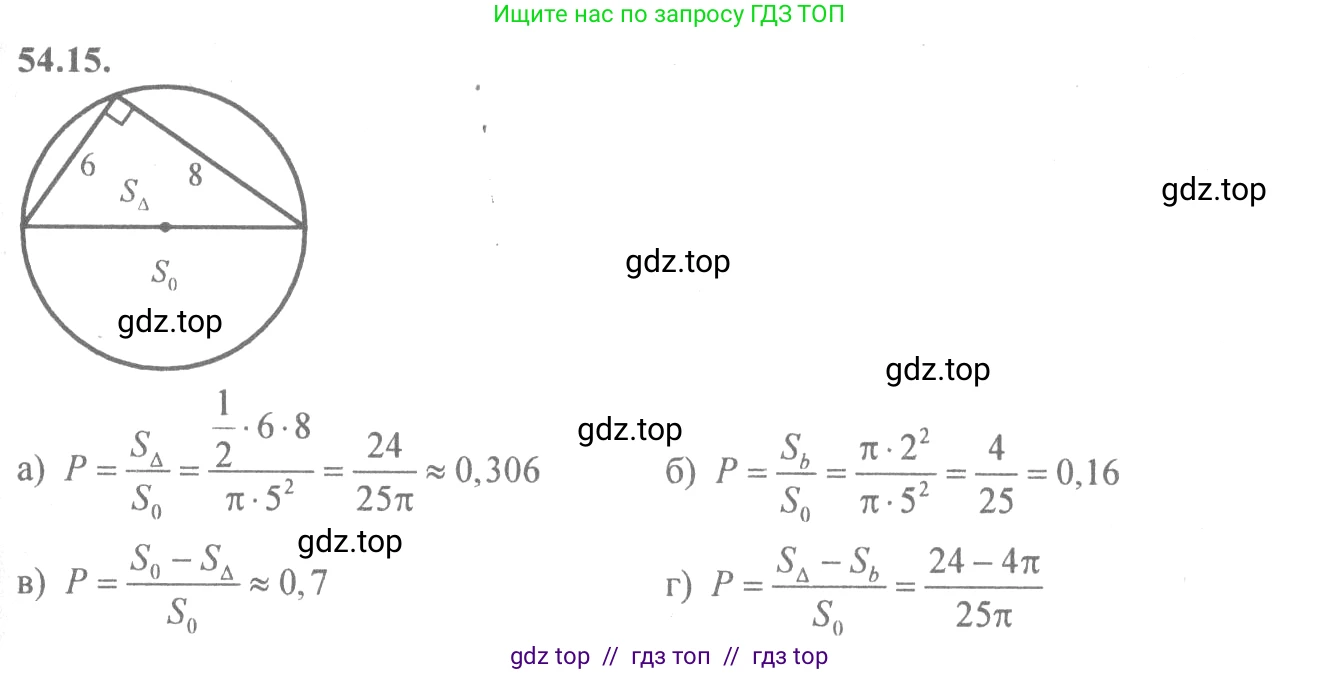 Алгебра, 10-11 класс Задачник, авторы: Мордкович Александр Григорьевич, Семенов Павел Владимирович, Денищева Лариса Олеговна, Корешкова Т А, Мишустина Татьяна Николаевна, Тульчинская Елена Ефимовна, издательство Мнемозина, Москва, 2019, Часть 2, страница 215, номер 54.15, Решение 4