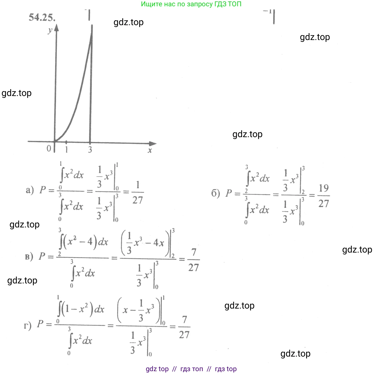 Алгебра, 10-11 класс Задачник, авторы: Мордкович Александр Григорьевич, Семенов Павел Владимирович, Денищева Лариса Олеговна, Корешкова Т А, Мишустина Татьяна Николаевна, Тульчинская Елена Ефимовна, издательство Мнемозина, Москва, 2019, Часть 2, страница 217, номер 54.25, Решение 4