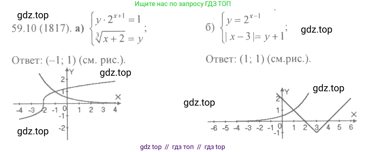 Алгебра, 10-11 класс Задачник, авторы: Мордкович Александр Григорьевич, Семенов Павел Владимирович, Денищева Лариса Олеговна, Корешкова Т А, Мишустина Татьяна Николаевна, Тульчинская Елена Ефимовна, издательство Мнемозина, Москва, 2019, Часть 2, страница 231, номер 59.10, Решение 4