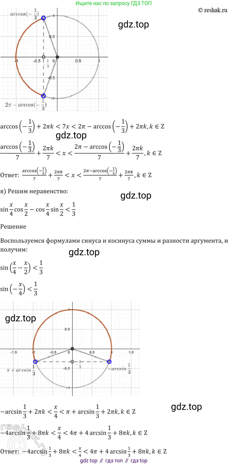 Алгебра, 10-11 класс Задачник, авторы: Мордкович Александр Григорьевич, Семенов Павел Владимирович, Денищева Лариса Олеговна, Корешкова Т А, Мишустина Татьяна Николаевна, Тульчинская Елена Ефимовна, издательство Мнемозина, Москва, 2019, Часть 2, страница 63, номер 19.28, Решение 5 (продолжение 2)