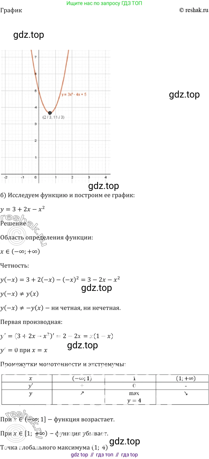 Алгебра, 10-11 класс Задачник, авторы: Мордкович Александр Григорьевич, Семенов Павел Владимирович, Денищева Лариса Олеговна, Корешкова Т А, Мишустина Татьяна Николаевна, Тульчинская Елена Ефимовна, издательство Мнемозина, Москва, 2019, Часть 2, страница 121, номер 31.3, Решение 5 (продолжение 2)