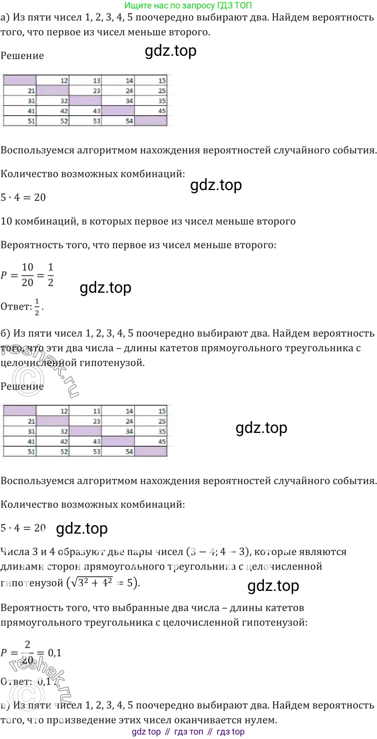 Алгебра, 10-11 класс Задачник, авторы: Мордкович Александр Григорьевич, Семенов Павел Владимирович, Денищева Лариса Олеговна, Корешкова Т А, Мишустина Татьяна Николаевна, Тульчинская Елена Ефимовна, издательство Мнемозина, Москва, 2019, Часть 2, страница 207, номер 51.11, Решение 5