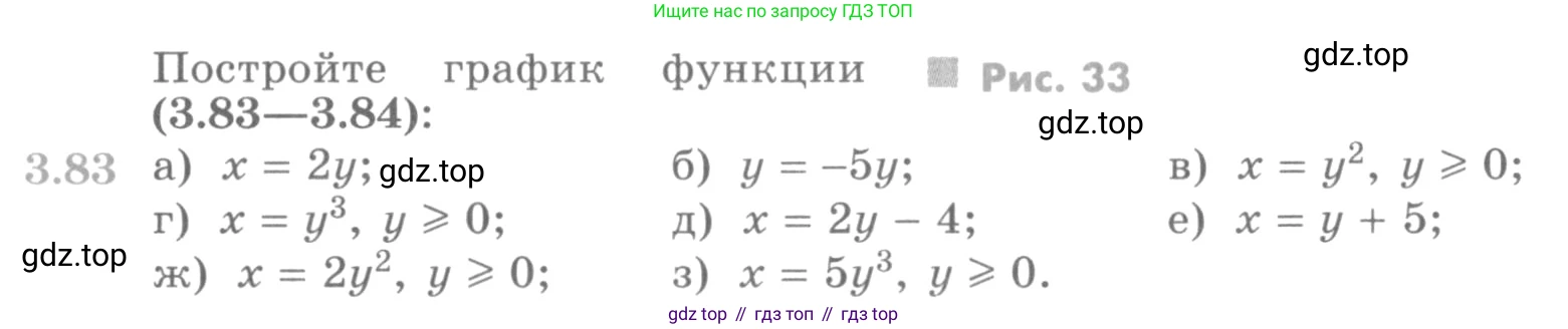 ГДЗ Алгебра, 10 класс Учебник, авторы: Никольский Сергей Михайлович, Потапов Михаил Константинович, Решетников Николай Николаевич, Шевкин Александр Владимирович, издательство Просвещение, Москва, 2014, голубого цвета, страница 117, номер 3.83, Условие