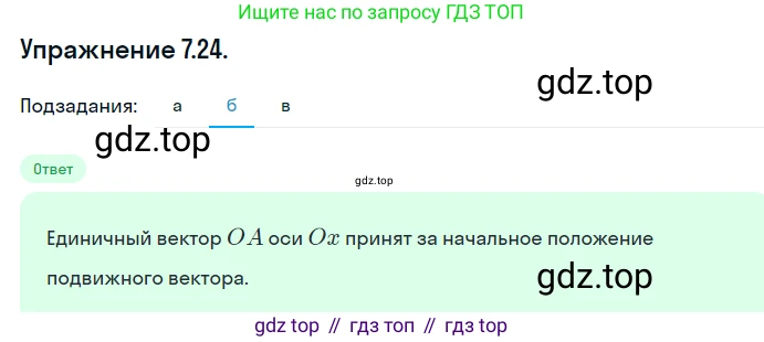 ГДЗ Алгебра, 10 класс Учебник, авторы: Никольский Сергей Михайлович, Потапов Михаил Константинович, Решетников Николай Николаевич, Шевкин Александр Владимирович, издательство Просвещение, Москва, 2014, голубого цвета, страница 208, номер 7.24, Решение 1 (продолжение 2)