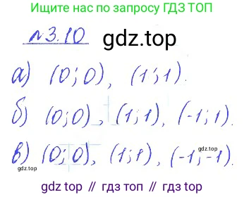 ГДЗ Алгебра, 10 класс Учебник, авторы: Никольский Сергей Михайлович, Потапов Михаил Константинович, Решетников Николай Николаевич, Шевкин Александр Владимирович, издательство Просвещение, Москва, 2014, голубого цвета, страница 99, номер 3.10, Решение 2