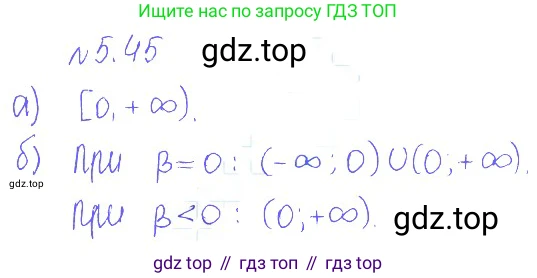 ГДЗ Алгебра, 10 класс Учебник, авторы: Никольский Сергей Михайлович, Потапов Михаил Константинович, Решетников Николай Николаевич, Шевкин Александр Владимирович, издательство Просвещение, Москва, 2014, голубого цвета, страница 163, номер 5.45, Решение 2