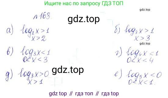 ГДЗ Алгебра, 10 класс Учебник, авторы: Никольский Сергей Михайлович, Потапов Михаил Константинович, Решетников Николай Николаевич, Шевкин Александр Владимирович, издательство Просвещение, Москва, 2014, голубого цвета, страница 381, номер 163, Решение 2