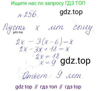 ГДЗ Алгебра, 10 класс Учебник, авторы: Никольский Сергей Михайлович, Потапов Михаил Константинович, Решетников Николай Николаевич, Шевкин Александр Владимирович, издательство Просвещение, Москва, 2014, голубого цвета, страница 395, номер 256, Решение 2