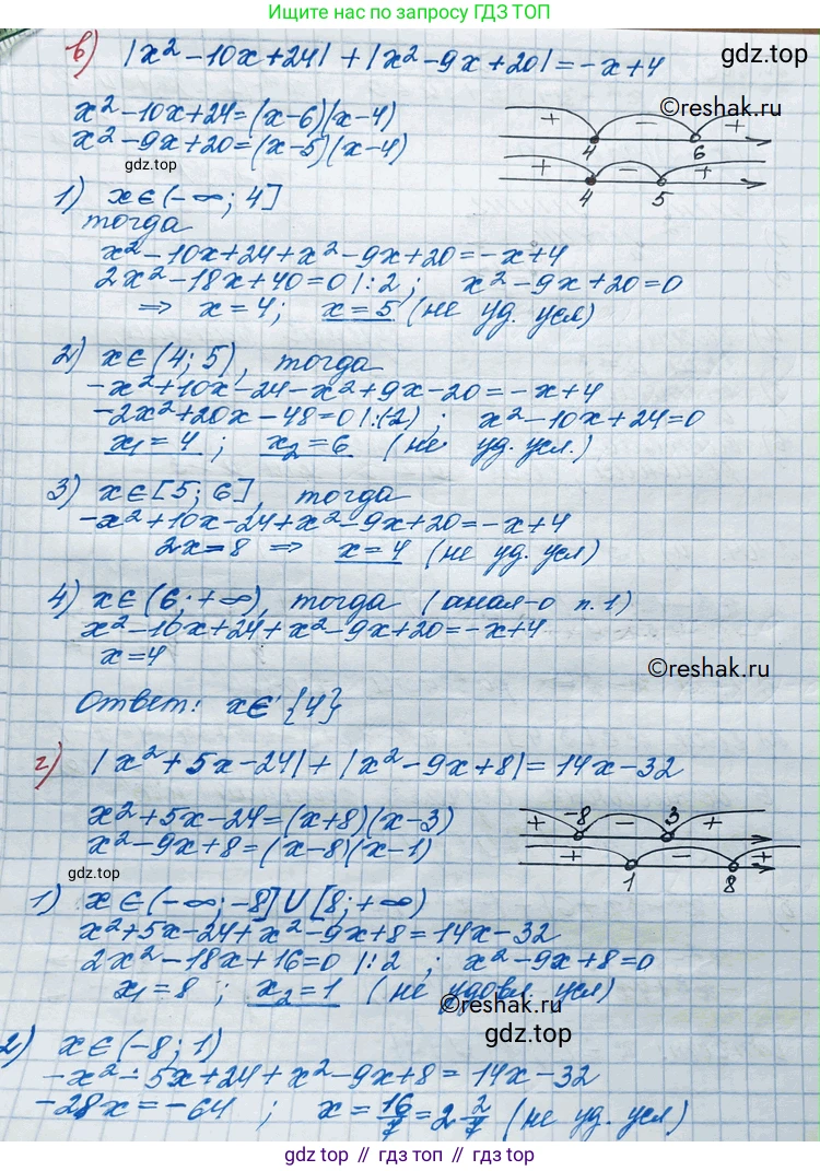 ГДЗ Алгебра, 10 класс Учебник, авторы: Никольский Сергей Михайлович, Потапов Михаил Константинович, Решетников Николай Николаевич, Шевкин Александр Владимирович, издательство Просвещение, Москва, 2014, голубого цвета, страница 92, номер 2.104, Решение 3 (продолжение 2)