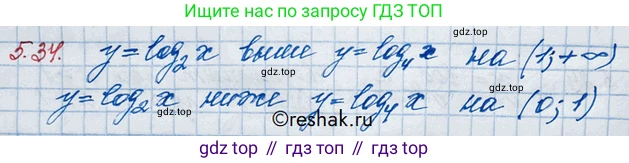 ГДЗ Алгебра, 10 класс Учебник, авторы: Никольский Сергей Михайлович, Потапов Михаил Константинович, Решетников Николай Николаевич, Шевкин Александр Владимирович, издательство Просвещение, Москва, 2014, голубого цвета, страница 157, номер 5.34, Решение 3