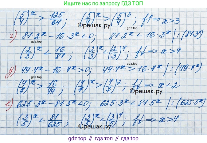 ГДЗ Алгебра, 10 класс Учебник, авторы: Никольский Сергей Михайлович, Потапов Михаил Константинович, Решетников Николай Николаевич, Шевкин Александр Владимирович, издательство Просвещение, Москва, 2014, голубого цвета, страница 178, номер 6.35, Решение 3 (продолжение 2)