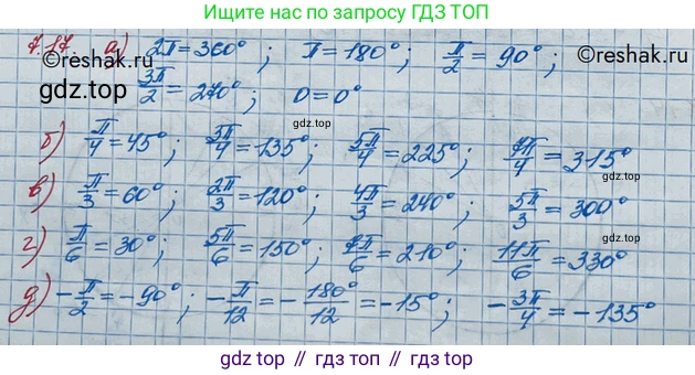 ГДЗ Алгебра, 10 класс Учебник, авторы: Никольский Сергей Михайлович, Потапов Михаил Константинович, Решетников Николай Николаевич, Шевкин Александр Владимирович, издательство Просвещение, Москва, 2014, голубого цвета, страница 202, номер 7.17, Решение 3