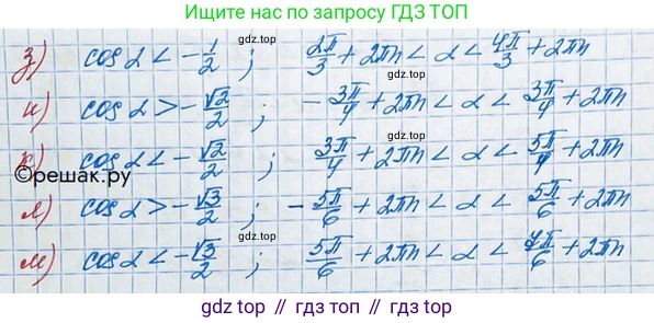 ГДЗ Алгебра, 10 класс Учебник, авторы: Никольский Сергей Михайлович, Потапов Михаил Константинович, Решетников Николай Николаевич, Шевкин Александр Владимирович, издательство Просвещение, Москва, 2014, голубого цвета, страница 230, номер 7.96, Решение 3 (продолжение 2)