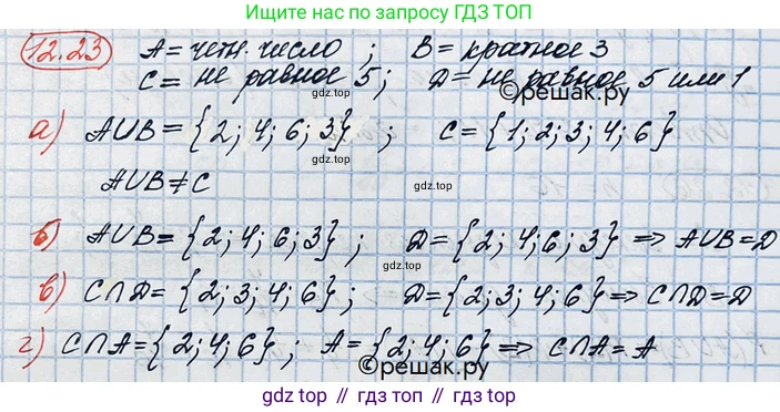 ГДЗ Алгебра, 10 класс Учебник, авторы: Никольский Сергей Михайлович, Потапов Михаил Константинович, Решетников Николай Николаевич, Шевкин Александр Владимирович, издательство Просвещение, Москва, 2014, голубого цвета, страница 341, номер 12.23, Решение 3