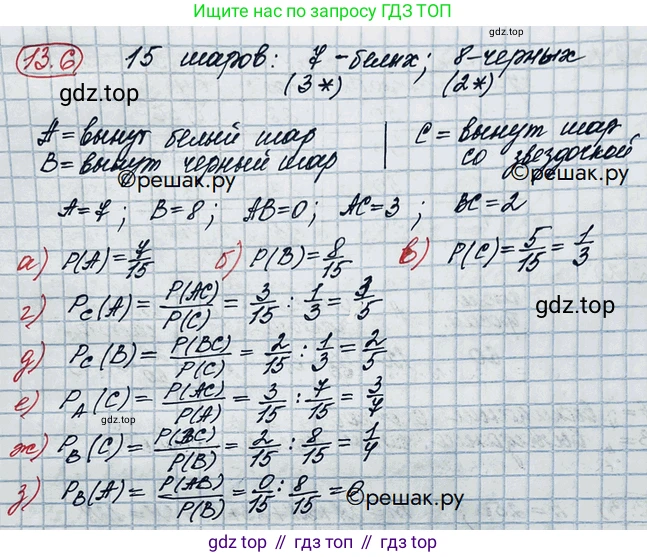 ГДЗ Алгебра, 10 класс Учебник, авторы: Никольский Сергей Михайлович, Потапов Михаил Константинович, Решетников Николай Николаевич, Шевкин Александр Владимирович, издательство Просвещение, Москва, 2014, голубого цвета, страница 348, номер 13.6, Решение 3
