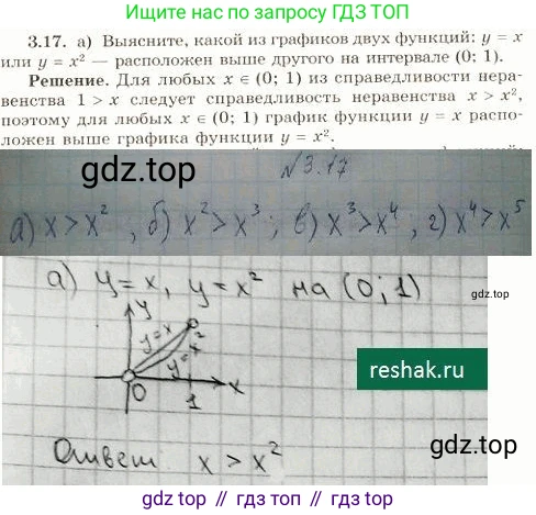 ГДЗ Алгебра, 10 класс Учебник, авторы: Никольский Сергей Михайлович, Потапов Михаил Константинович, Решетников Николай Николаевич, Шевкин Александр Владимирович, издательство Просвещение, Москва, 2014, голубого цвета, страница 100, номер 3.17, Решение 4