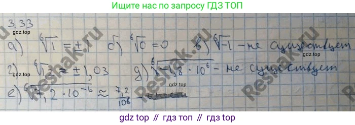 ГДЗ Алгебра, 10 класс Учебник, авторы: Никольский Сергей Михайлович, Потапов Михаил Константинович, Решетников Николай Николаевич, Шевкин Александр Владимирович, издательство Просвещение, Москва, 2014, голубого цвета, страница 102, номер 3.33, Решение 4