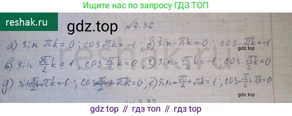 ГДЗ Алгебра, 10 класс Учебник, авторы: Никольский Сергей Михайлович, Потапов Михаил Константинович, Решетников Николай Николаевич, Шевкин Александр Владимирович, издательство Просвещение, Москва, 2014, голубого цвета, страница 209, номер 7.36, Решение 4