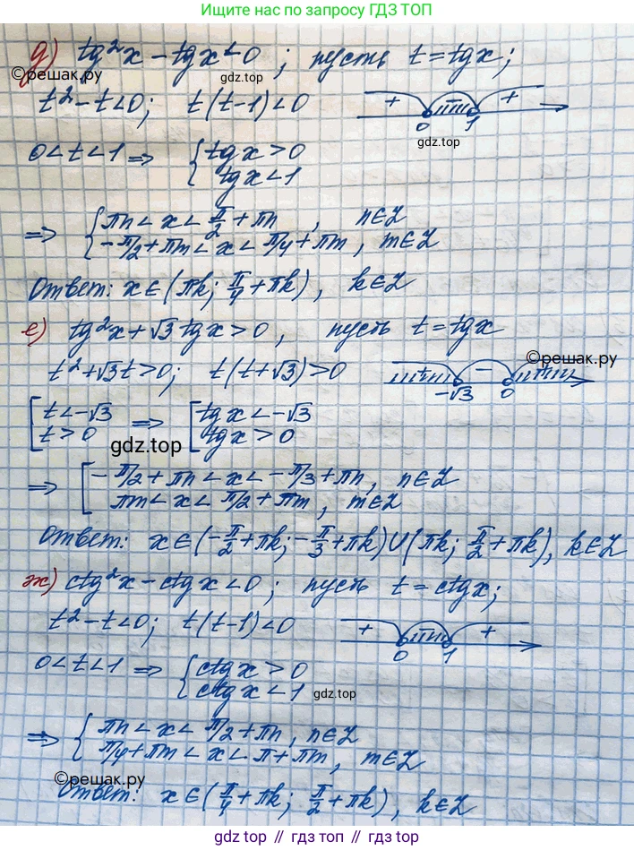 ГДЗ Алгебра, 10 класс Учебник, авторы: Никольский Сергей Михайлович, Потапов Михаил Константинович, Решетников Николай Николаевич, Шевкин Александр Владимирович, издательство Просвещение, Москва, 2014, голубого цвета, страница 321, номер 11.44, Решение 4 (продолжение 3)