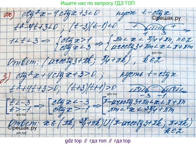 ГДЗ Алгебра, 10 класс Учебник, авторы: Никольский Сергей Михайлович, Потапов Михаил Константинович, Решетников Николай Николаевич, Шевкин Александр Владимирович, издательство Просвещение, Москва, 2014, голубого цвета, страница 322, номер 11.45, Решение 4 (продолжение 3)