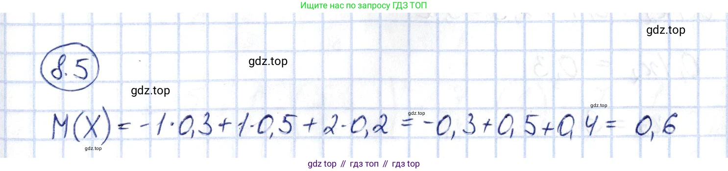 ГДЗ Алгебра, 10 класс Учебник, авторы: Шыныбеков Абдухали Насырович, Шыныбеков Данияр Абдухалиевич, Жумабаев Ринат Нурланович, издательство Атамұра, Алматы, 2019, страница 244, номер 8.5, Решение