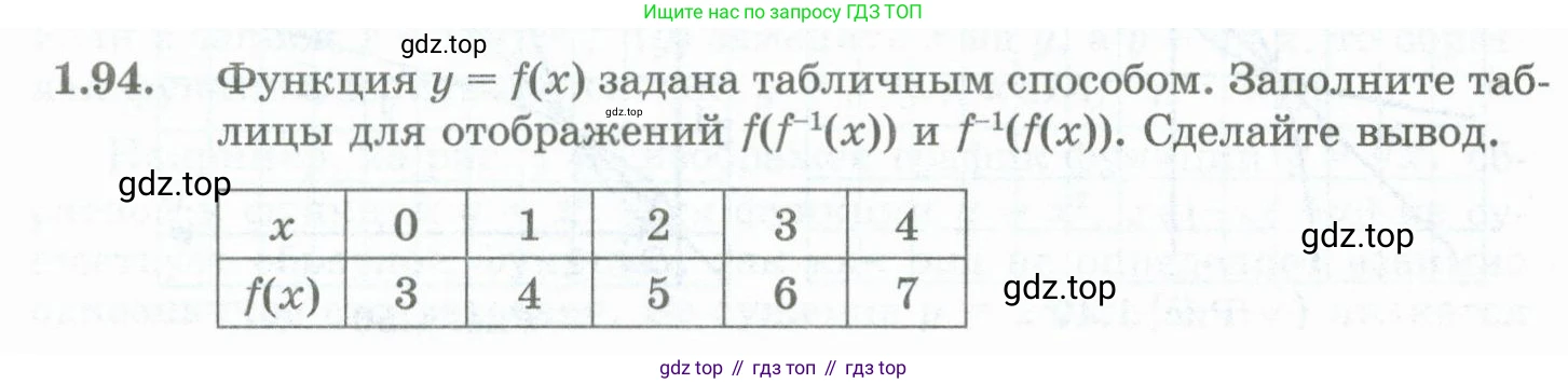 ГДЗ Алгебра, 10 класс Учебник, авторы: Шыныбеков Абдухали Насырович, Шыныбеков Данияр Абдухалиевич, Жумабаев Ринат Нурланович, издательство Атамұра, Алматы, 2019, страница 48, номер 1.94, Учебник рус