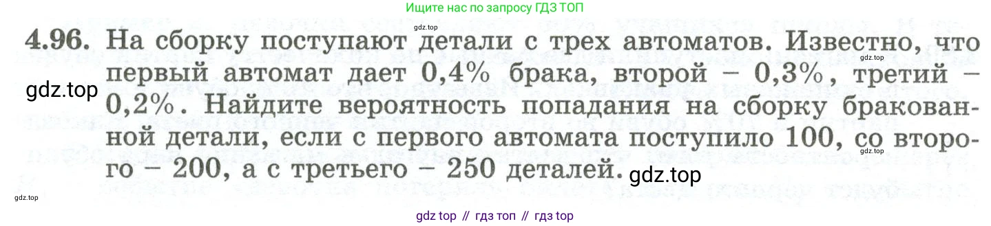ГДЗ Алгебра, 10 класс Учебник, авторы: Шыныбеков Абдухали Насырович, Шыныбеков Данияр Абдухалиевич, Жумабаев Ринат Нурланович, издательство Атамұра, Алматы, 2019, страница 124, номер 4.96, Учебник рус