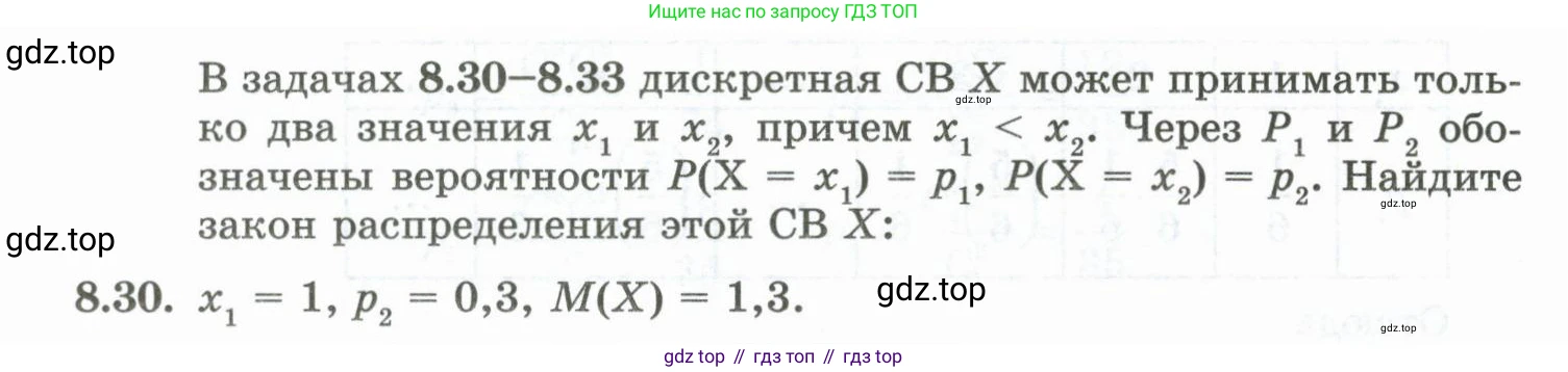 ГДЗ Алгебра, 10 класс Учебник, авторы: Шыныбеков Абдухали Насырович, Шыныбеков Данияр Абдухалиевич, Жумабаев Ринат Нурланович, издательство Атамұра, Алматы, 2019, страница 250, номер 8.30, Учебник рус