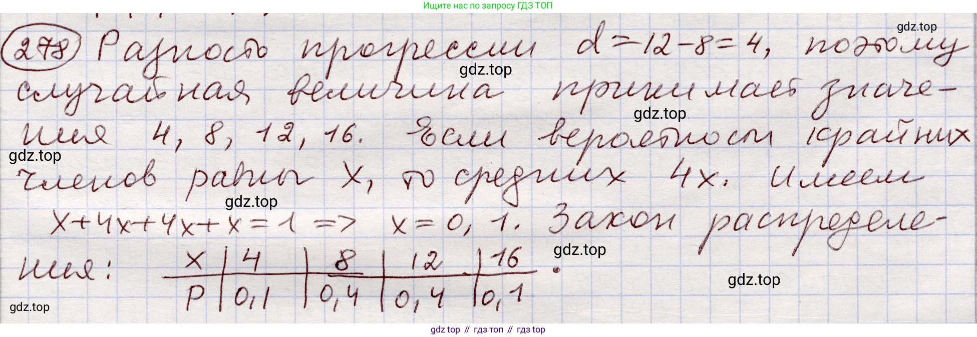 ГДЗ Алгебра, 11 класс Учебник, авторы: Абылкасымова Алма Есимбековна, Шойынбеков Каримжан Давлеталиевич, Жумагулова Зауре Абдыкеновна, издательство Мектеп, Алматы, 2015, страница 134, номер 278, Решение