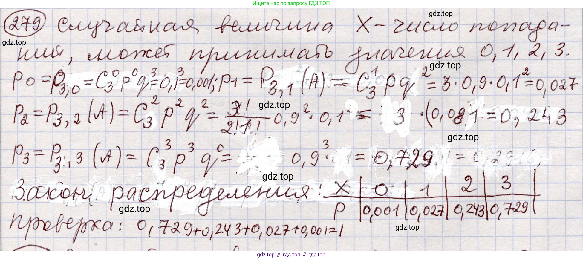 ГДЗ Алгебра, 11 класс Учебник, авторы: Абылкасымова Алма Есимбековна, Шойынбеков Каримжан Давлеталиевич, Жумагулова Зауре Абдыкеновна, издательство Мектеп, Алматы, 2015, страница 134, номер 279, Решение