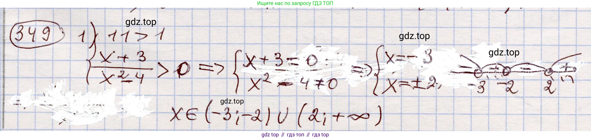 ГДЗ Алгебра, 11 класс Учебник, авторы: Абылкасымова Алма Есимбековна, Шойынбеков Каримжан Давлеталиевич, Жумагулова Зауре Абдыкеновна, издательство Мектеп, Алматы, 2015, страница 153, номер 349, Решение