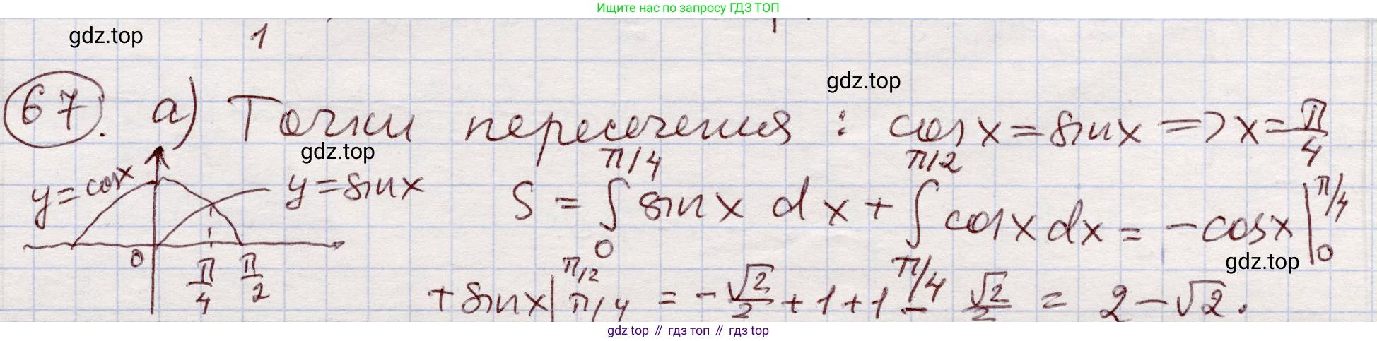 ГДЗ Алгебра, 11 класс Учебник, авторы: Абылкасымова Алма Есимбековна, Шойынбеков Каримжан Давлеталиевич, Жумагулова Зауре Абдыкеновна, издательство Мектеп, Алматы, 2015, страница 31, номер 67, Решение