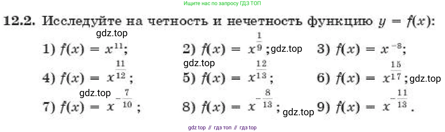 ГДЗ Алгебра, 11 класс Учебник, авторы: Абылкасымова Алма Есимбековна, Корчевский Владимир Евгеньевич, Жумагулова Зауре Абдыкеновна, издательство Мектеп, Алматы, 2019, страница 101, номер 12.2, Условие