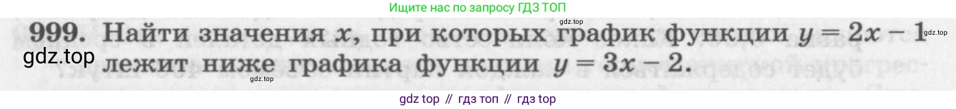 ГДЗ Алгебра, 11 класс Учебник, авторы: Колягин Юрий Михайлович, Ткачева Мария Владимировна, Федорова Надежда Евгеньевна, Шабунин Михаил Иванович, издательство Просвещение, Москва, 2014, голубого цвета, страница 342, номер 999, Условие