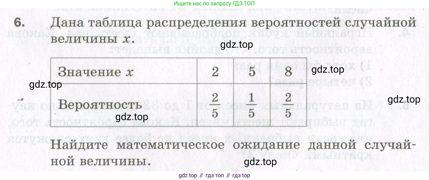 ГДЗ Алгебра, 11 класс Дидактические материалы, авторы: Мерзляк Аркадий Григорьевич, Полонский Виталий Борисович, Рабинович Ефим Михайлович, Якир Михаил Семёнович, издательство Просвещение, Москва, 2020, бирюзового цвета, страница 104, номер 6, Условие