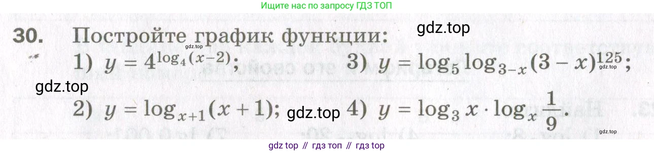 ГДЗ Алгебра, 11 класс Дидактические материалы, авторы: Мерзляк Аркадий Григорьевич, Полонский Виталий Борисович, Рабинович Ефим Михайлович, Якир Михаил Семёнович, издательство Просвещение, Москва, 2020, бирюзового цвета, страница 8, номер 30, Условие